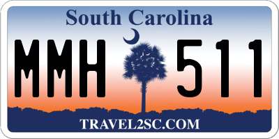 SC license plate MMH511
