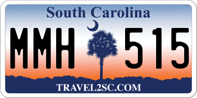 SC license plate MMH515