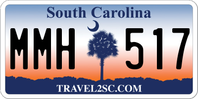SC license plate MMH517