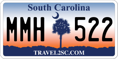SC license plate MMH522
