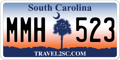 SC license plate MMH523