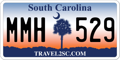 SC license plate MMH529