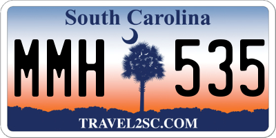 SC license plate MMH535