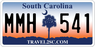 SC license plate MMH541