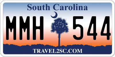 SC license plate MMH544