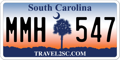 SC license plate MMH547