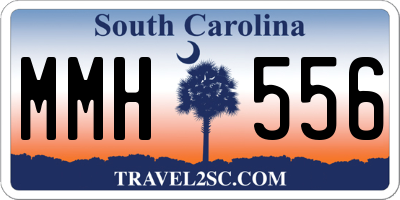 SC license plate MMH556