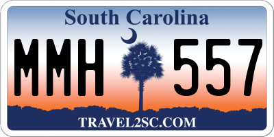 SC license plate MMH557
