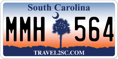 SC license plate MMH564