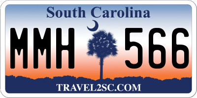 SC license plate MMH566