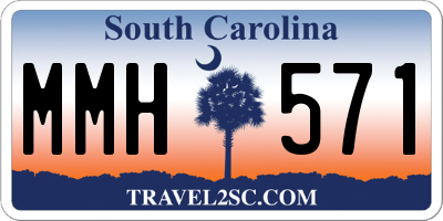 SC license plate MMH571