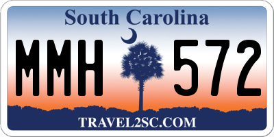 SC license plate MMH572