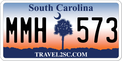 SC license plate MMH573