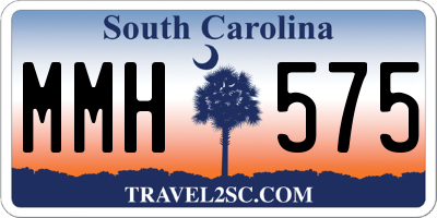 SC license plate MMH575