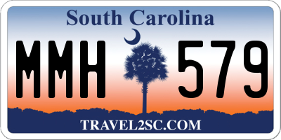 SC license plate MMH579