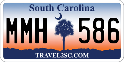 SC license plate MMH586