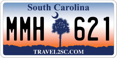 SC license plate MMH621