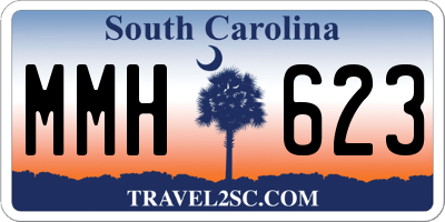 SC license plate MMH623