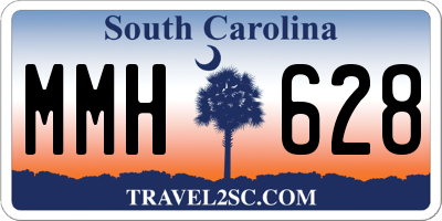 SC license plate MMH628