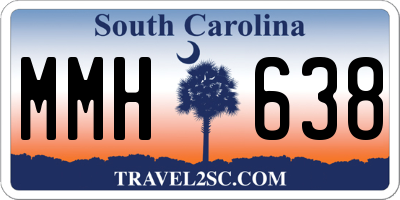 SC license plate MMH638