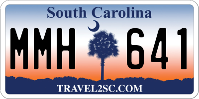 SC license plate MMH641