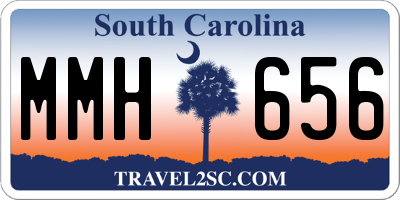 SC license plate MMH656