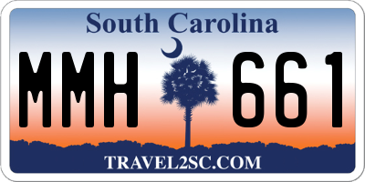 SC license plate MMH661