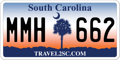 SC license plate MMH662