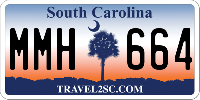 SC license plate MMH664