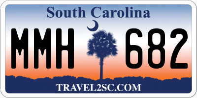 SC license plate MMH682