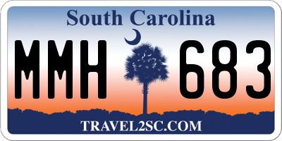 SC license plate MMH683