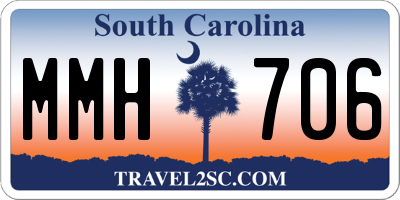 SC license plate MMH706
