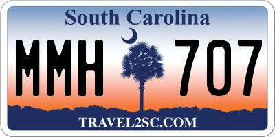 SC license plate MMH707