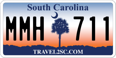 SC license plate MMH711
