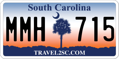 SC license plate MMH715