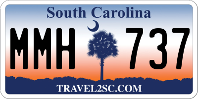 SC license plate MMH737
