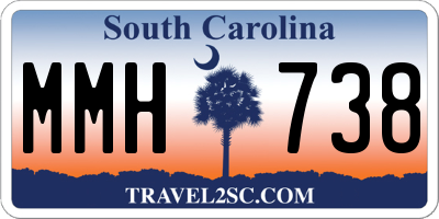 SC license plate MMH738