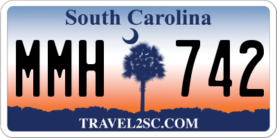 SC license plate MMH742