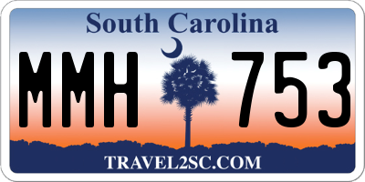 SC license plate MMH753