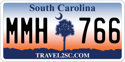 SC license plate MMH766