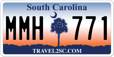 SC license plate MMH771