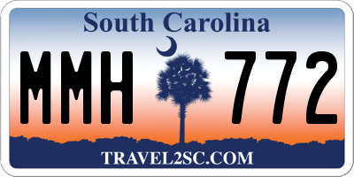 SC license plate MMH772