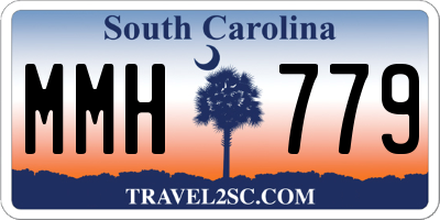 SC license plate MMH779
