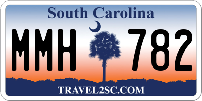 SC license plate MMH782