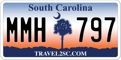 SC license plate MMH797