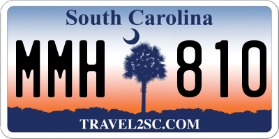 SC license plate MMH810