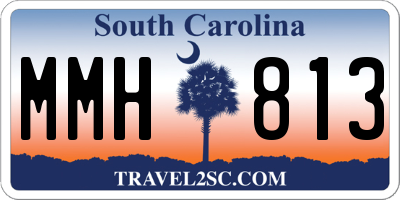 SC license plate MMH813