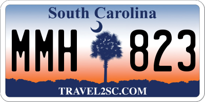 SC license plate MMH823