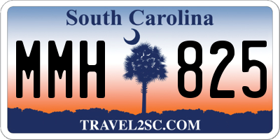 SC license plate MMH825