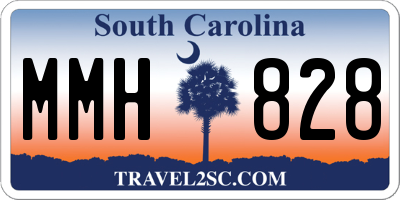 SC license plate MMH828